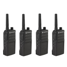 Motorola Solutions 4 Pack RMM2050 Two Way Radio Walkie Talkies Black