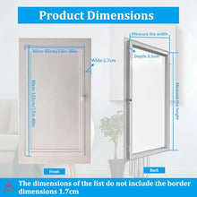 22x32/30x48in, Large Attic Access Door, for Outdoor and Indoor, Steel Access Panel for Inspection Hatch, Fuse Box Cover Cabinet, Wall, Conceals Wires, Meters, Pipes(22x48in/56x122cm)
