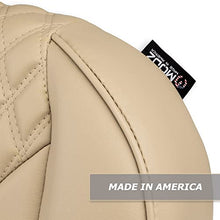 MODZ® FS2 Custom Golf Cart Front Seat for EZGO RXV - [2008-Up] - Khaki Base - Double Diamond Pattern