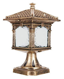 ALDEPO Courtyard Light MERCB Outdoor Pillar Lamp Garden Courtyard Fence Column Step Corridor Street Garden Fence Parking Lot Coffee Lighting
