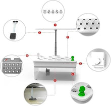 LKXNEW Hydroponic Indoor Planting Lamp with Adjustable Bracket and Touch Control for Home and Kitchen