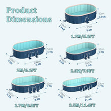 Frame Outdoor Swimming Pool Portable Foldable Above Ground Swimming Pool