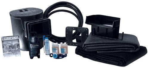 Savio PP550 Complete 550 Gallon Pond Kit Black