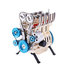 DUKE BEAR HOME Full Metal 4 Cylinder Engine Assembly Kit 350+ Pcs DIY Toy Gift