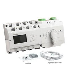 RDS3-125D/4P Radin ATS Generator Dual Power Automatic Transfer Switch with Control Panel Circuit Breaker 63A 100A 125A C/D Types (Color : 125C with Accessory)