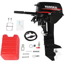 Sootvp 12HP 2 Stroke Outboard Motor Long Shaft Black