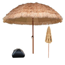GYYDXXFC Portable Tropical Straw Shade, Thatched Beach Umbrella, Wind Resistant, Durable, Lightweight, For Garden, Yard, Poolside(Bucket,3.2m/10.4ft)