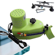 Straight Round Bevel Edger, Electric Glass Edger 800w/8000rpm, Diamond Glass Corner Grinding Edging Machine, Portable Small Glass Edger 14 Lbs, 1-3 M/Min Grinding