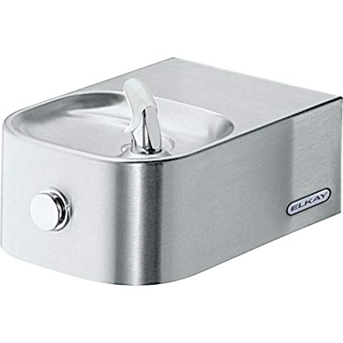 Elkay EDFP214C Soft Sides Single Fountain Non-Filtered Non-Refrigerated, Stainless