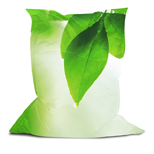 Above All Advertising Extra Large Pillow Bean Bag Chair Green Leaf Multi Color