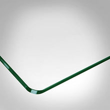 Dulles Glass 36X60 inch Rectangular Glass Table Top - Tempered - 1/2" Thick Glass Surface, Safe Beveled Edge, Radius Corners, Multipurpose for Dining, Patio, Coffee and End Table