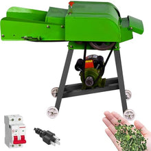 TXMACHINE® Lawn Mowers 800kg/h hay Cutter Machine with Miniature Circuit Breaker hay Cutter Silage Machine Electric Grass Cutter for Chaff,Corn Straw,Grass,Wheat Straw (with Custom Motor)