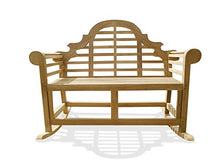 Windsor Teak Furniture Premium Grade A Teak Lutyens Double Rocking Chair Natural