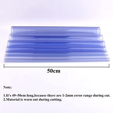 Clear Rigid Acrylic Pipe - 0.5M Length, Transparent UPVC Tube for Aquarium, Garden Irrigation & DIY Projects - 1 Piece(200mm)