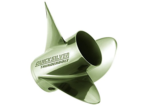 Quicksilver Thunderbolt Propeller High Polished Stainless 14.6" Dia x 23 Pitch Right Hand