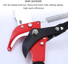Telescopic pole pruning saw, tree branch pruner with shears, heavy duty garden including blade(5m/16.4ft)