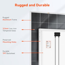 RICH SOLAR 400 Watt Solar Kit Contains 2 high Efficiency 200W Monocrystalline Panels with 9 busbars and 40A MPPT Controller