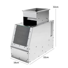 ERoomQ Bird Feed Blown Shell Splitter,Electric Stainless Steel Grain Separator W/Adjustable Speed Fan for Millet.Misc Grains.Melon Seeds