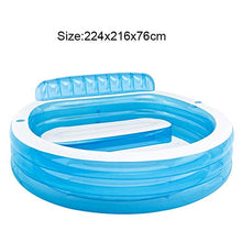 Rsmmpqa Air Pool Adult Household Swimming Pool Transparent Thickened Family Swimming Pool Home Outdoor Playing Bucket Backyard Water Party