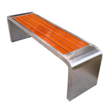 VHDY85KA Park Stainless Steel Park ChairOutdoor BenchesBenchesCourtyardCommunity Leisure Entryway(XS)