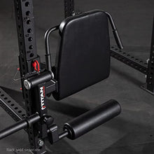 Titan Fitness Plate-Loaded Leg Curl and Extension Rack Attachment