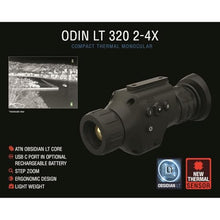 ATN Odin LT 320x240 4-8x 35mm Wearable Compact Thermal Monocular Black
