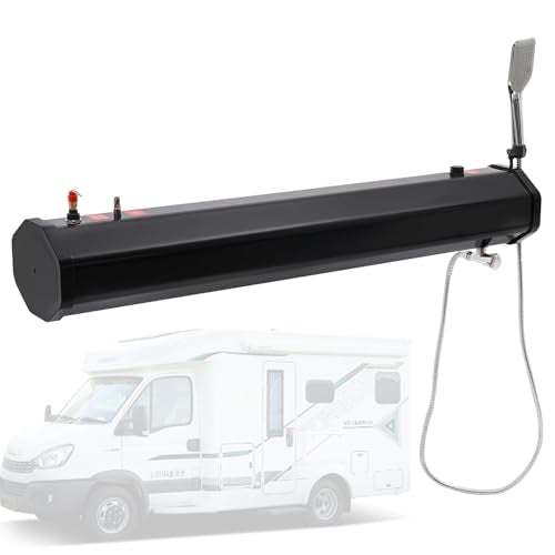 VNATWGOO Outdoor Shower, with 18L/20L/30L Water Tank, Portable Road Shower for Overlanding,18L