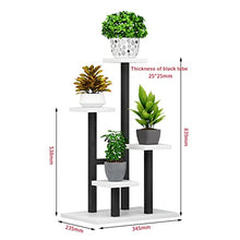 RWGOVLU Flower Rack Display Stand Planter Stand For Indoor Plants Flower Pot Stand Iron Bracket Plant Pot Holders Shelf