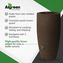 Algreen Products Rain Barrel - Athena Brownstone - 80 gal - Plastic
