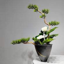 YXIANG56Q Fake Plants Chinese-Style Fake Potted Plants Artificial Bonsai Faux Tree Simulation Bonsai Tree