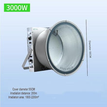 bleslin 2000W High-Power LED Tower Crane Light, Outdoor High Brightness for Construction Sites and Plazas, Waterproof Courtyard Spotlight，Searchlight/floodlight(3000W)