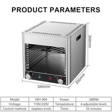 Electric Steak Broiler, Electric Steak Machine, 800℃ Commercial Steak Grill, Adjustable Time Temperature, for Restaurants, Kitchens
