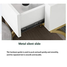 Side End Table Vanity Set with LED Mirror Cushioned Stool Dressing Table Vanity Makeup Table with Sliding Drawer , Makeup Organizers Separately Console table , side table 3 Sizes for Living Room Bedro
