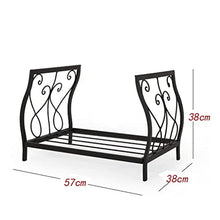 DOIBG Heavy Duty Black Iron Firewood S Rack for Fireplace Organize and Store Wood Efficiently Durable and Stylish Home Firewood Tool Rack for Indoor Use