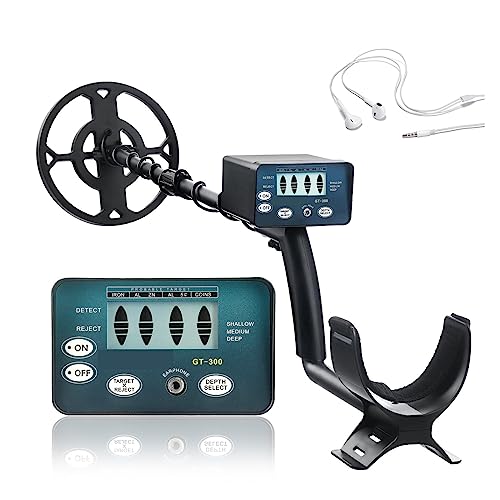UYCVT Metal Detectors for Adults Professional, Metal Detector High Sensitivity Underground Iron Metal Gold Detector De Matales for Treasure Search for Adults-Gt-300-2-A