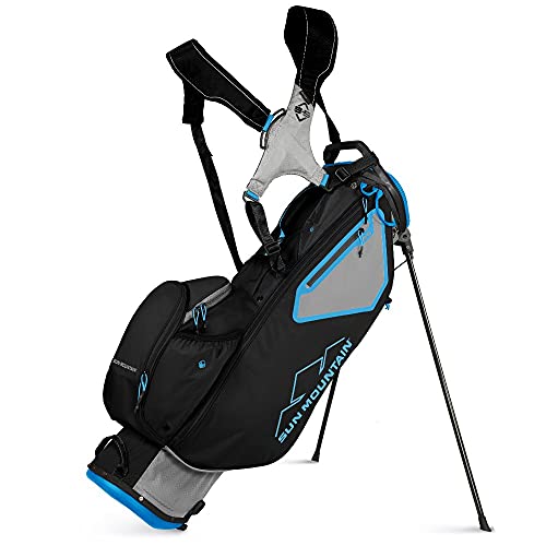 Sun Mountain Mens 2022 Golf Stand Carry 3.5LS Golf Bag Cement Black Ocean