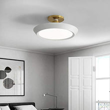 AMAZWI Lamp Bedroom Lamp Ceiling Lamp Simple Modern Led Master Bedroom Lamp Round Personality Room Lighting (Color : D)