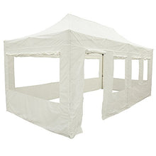 Vispronet 10x20 Aluminum Canopy Tent Kit White - Wind Resistant up to 30mph