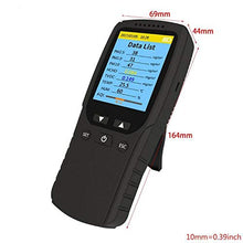VCDUXMQLK 8 in 1 Digital Display High Accuracy PM2.5 PM10 PM1.0 TVOC HCHO Detector Air Quality Analyzer with Thermometer and Hygrometer