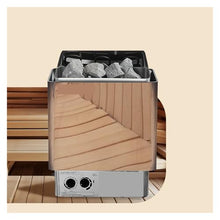 POGHDBXA Sauna Accessories, Sauna Heater, Stove for Room, Small Stainless Steel for Home, Heating Equipment, Dry, Constant Temperature Wall Boiler for, Hotel, SPA(3kw)