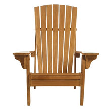 Arb Teak & Specialties Teak Folding Lounge Adirondack Chair Natural