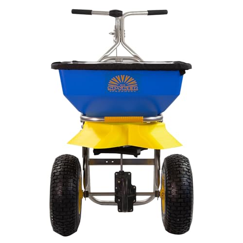 Spyker Winter Weather De-Icing Kit Ergo-Pro Spreader with Handheld Spreader Blue