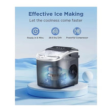 Ice Maker, Ice Maker Countertop, Portable Ice Machine with Self-Cleaning, 9 s in 6 Mins, Basket and Scoop,for Home/Kitchen/Camping/RV