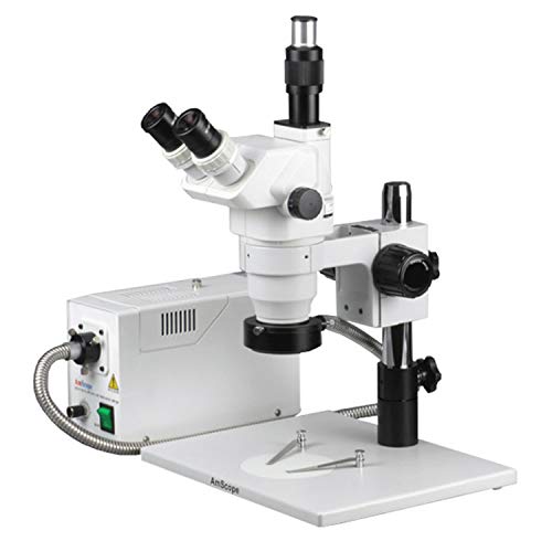 AmScope Professional Trinocular Stereo Zoom Microscope White