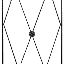 American GardenWorks Button Pot Trellises, Black, 46.5" H, Pack of 5