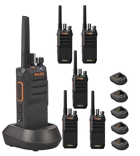 Motorola Solutions Mag One BPR50dX UHF Two-Way Portable Radio 4-Watt 64 Channel (6-Pack)