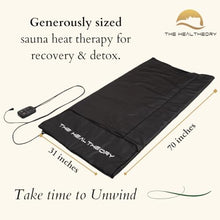 The Healtheory Refresh Infrared Sauna Blanket Black