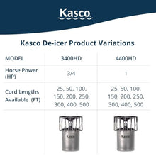 Kasco 3/4HP Lake & Pond De-icer, 240V, 200ft Power Cord
