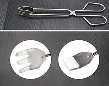 Convenient BBQ Tools Stainless Steel Scissors Type Grilled Food Clip Barbecue Accessories Portable Tongs Outdoor Gadget