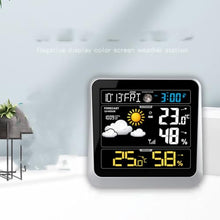 NSUQOA JSEIAJB Digital Alarm Clock Multifunctional Indoor and Outdoor Temperature Humidity Meter Weather
